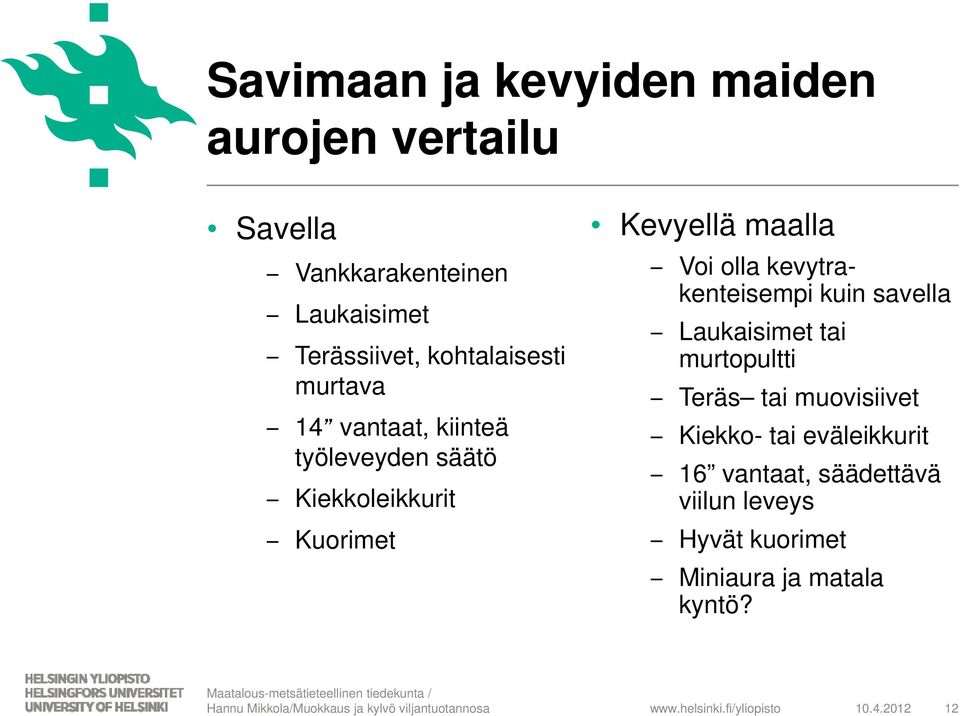 olla kevytra- kenteisempi kuin savella Laukaisimet tai murtopultti tt Teräs tai muovisiivet Kiekko- tai