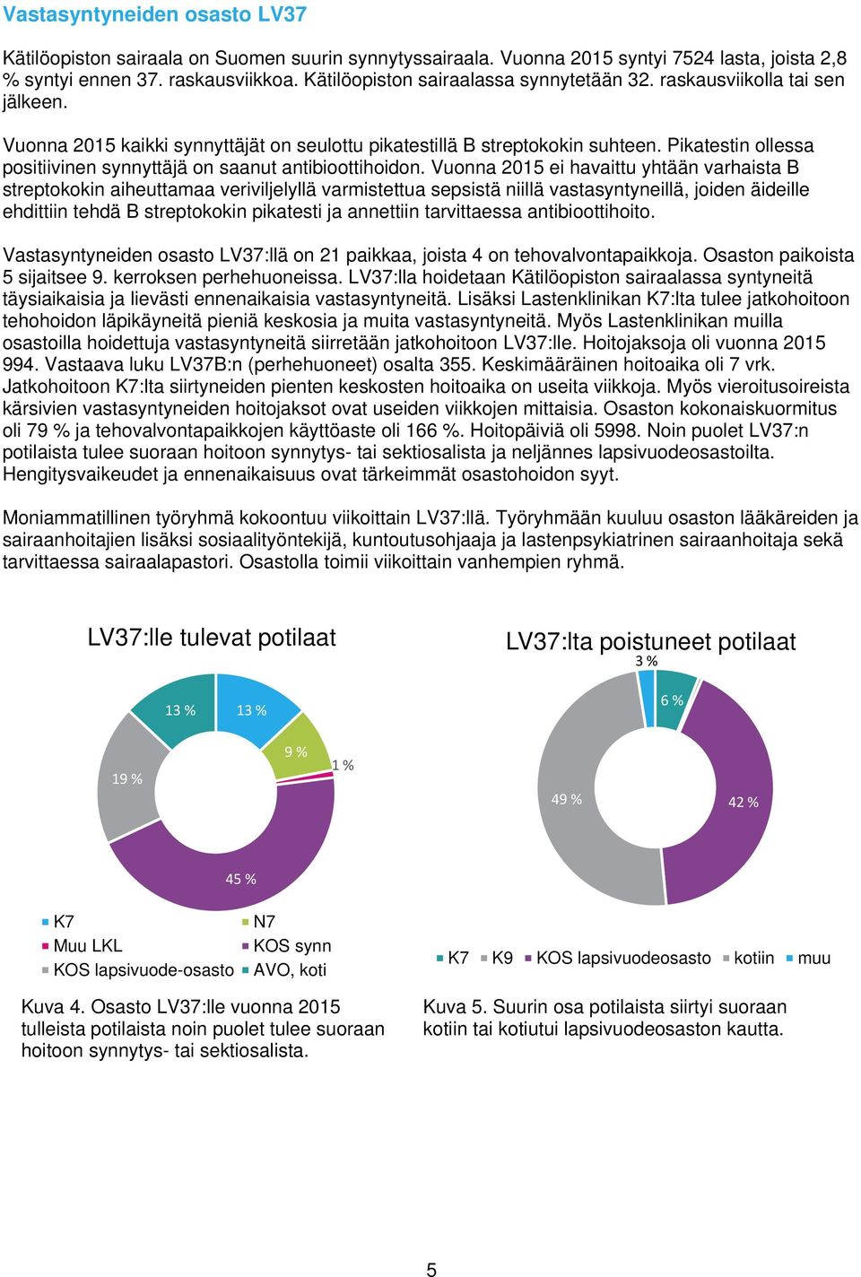 Pikatestin ollessa positiivinen synnyttäjä on saanut antibioottihoidon.
