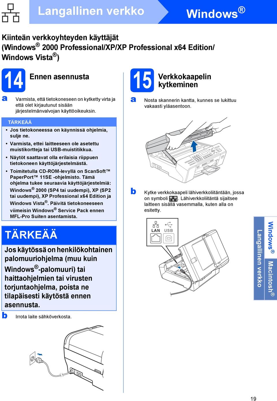 Vrmist, ettei litteeseen ole setettu muistikorttej ti USB-muistitikku. Näytöt sttvt oll erilisi riippuen tietokoneen käyttöjärjestelmästä.