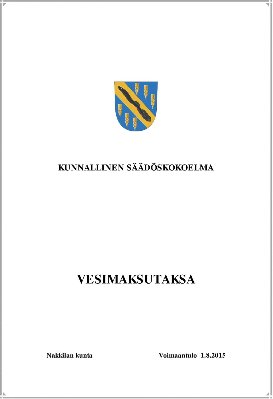 VESIMAKSUTAKSA