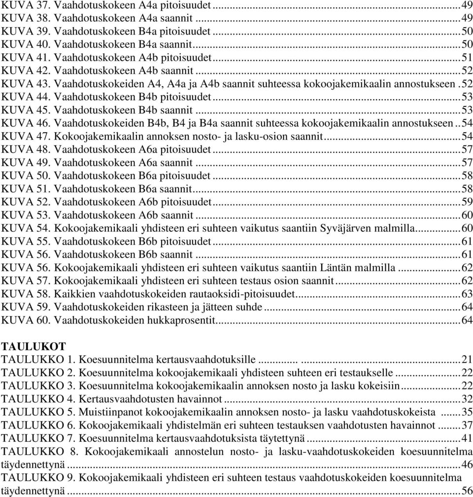 Vaahdotuskokeen B4b pitoisuudet... 53 KUVA 45. Vaahdotuskokeen B4b saannit... 53 KUVA 46. Vaahdotuskokeiden B4b, B4 ja B4a saannit suhteessa kokoojakemikaalin annostukseen.. 54 KUVA 47.
