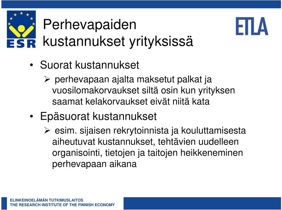 kata Epäsuorat kustannukset esim.