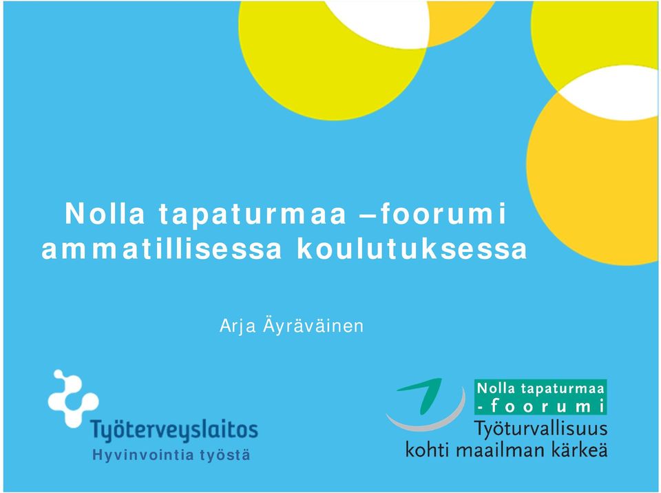 koulutuksessa Arja