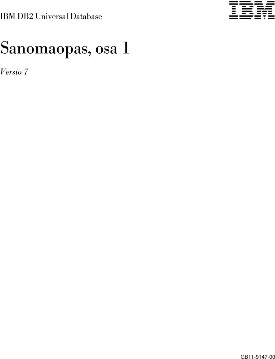 Sanomaopas, osa 1