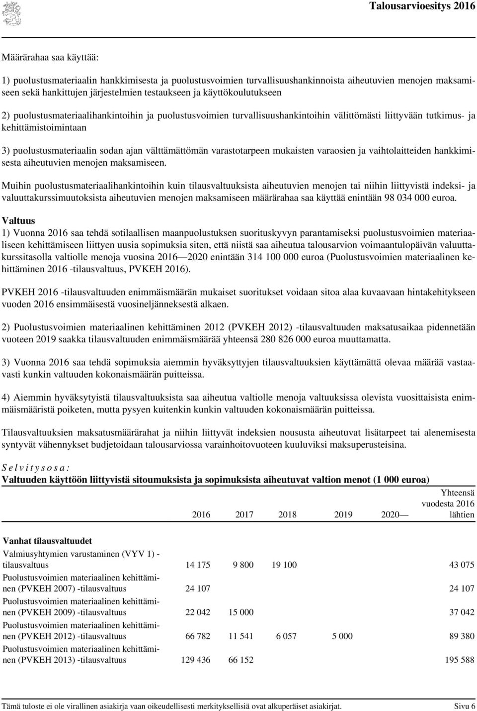 välttämättömän varastotarpeen mukaisten varaosien ja vaihtolaitteiden hankkimisesta aiheutuvien menojen maksamiseen.