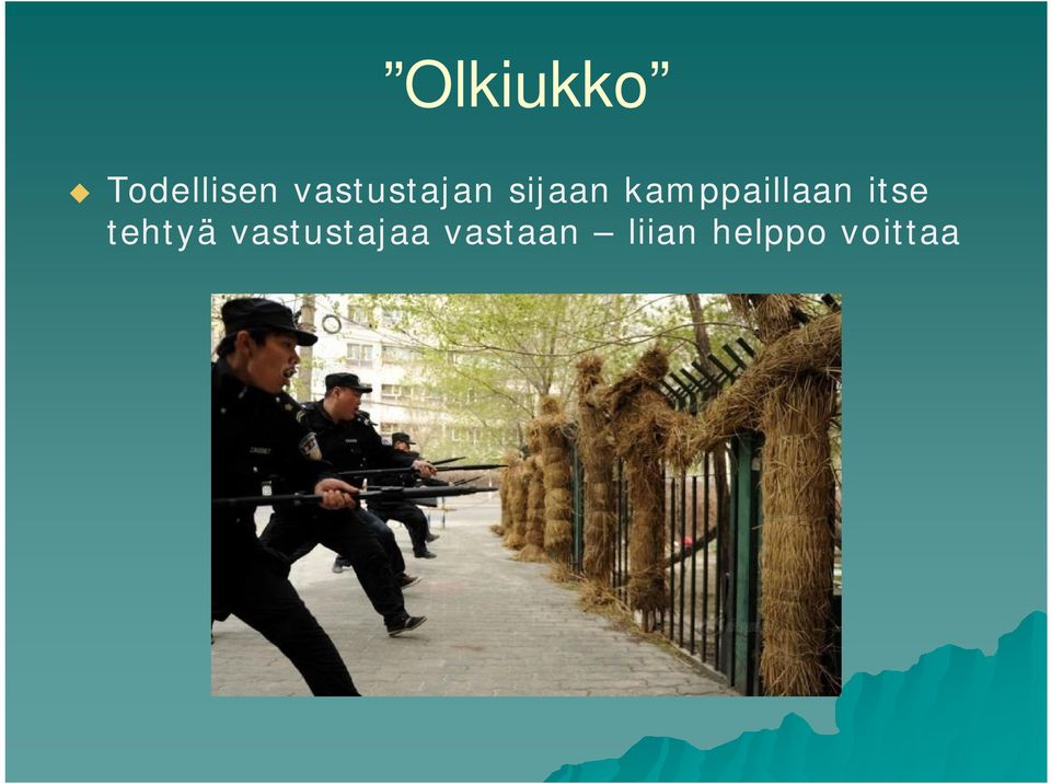 kamppaillaan itse tehtyä