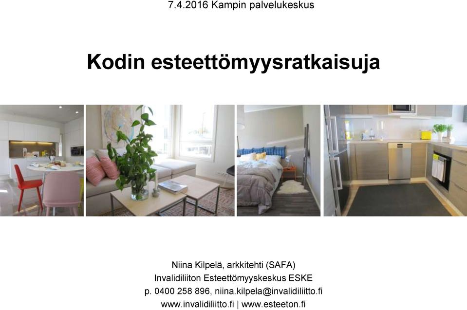 (SAFA) Invalidiliiton Esteettömyyskeskus ESKE p.