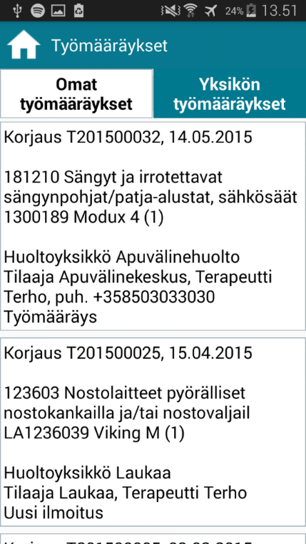 Muita mahdollisia laajennuksia Effector