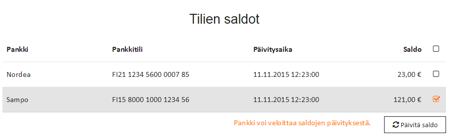 Toukokuu 2016 13 (17) Tallenna maksupohja mikäli käyttäjä haluaa tallettaa lomakkeelle syöttämänsä tiedot maksupohjaksi, tulee tämä kenttä olla valittuna ennen yksittäismaksun suorittamista.