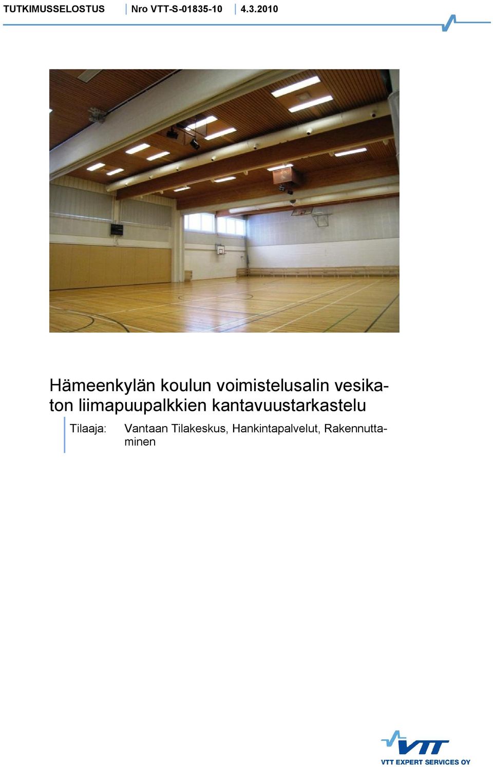 010 Hämeenkylän koulun voimistelusalin