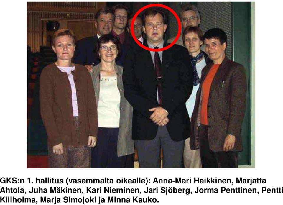 Heikkinen, Marjatta Ahtola, Juha Mäkinen, Kari