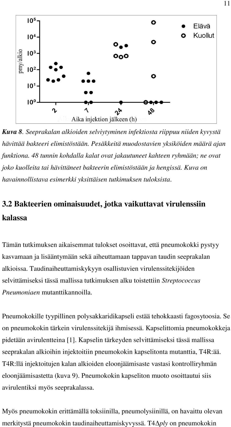 Kuva on havainnollistava esimerkki yksittäisen tutkimuksen tuloksista. 3.