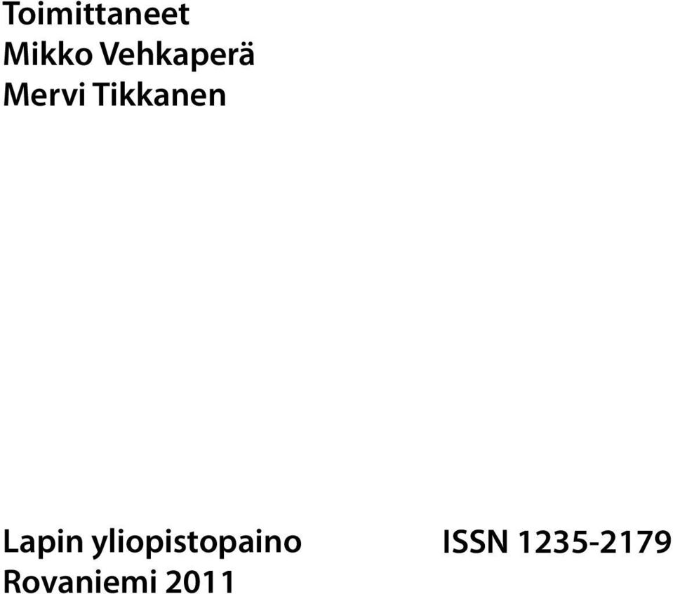 Tikkanen Lapin