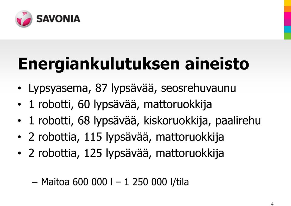 kiskoruokkija, paalirehu 2 robottia, 115 lypsävää, mattoruokkija 2