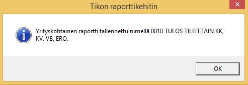 NIMEÄMINEN TALLENNA NIMIMÄÄRITYS Yritys Tallenna nimimääritys Taulunimi Tulostusvalikossa näkyvä