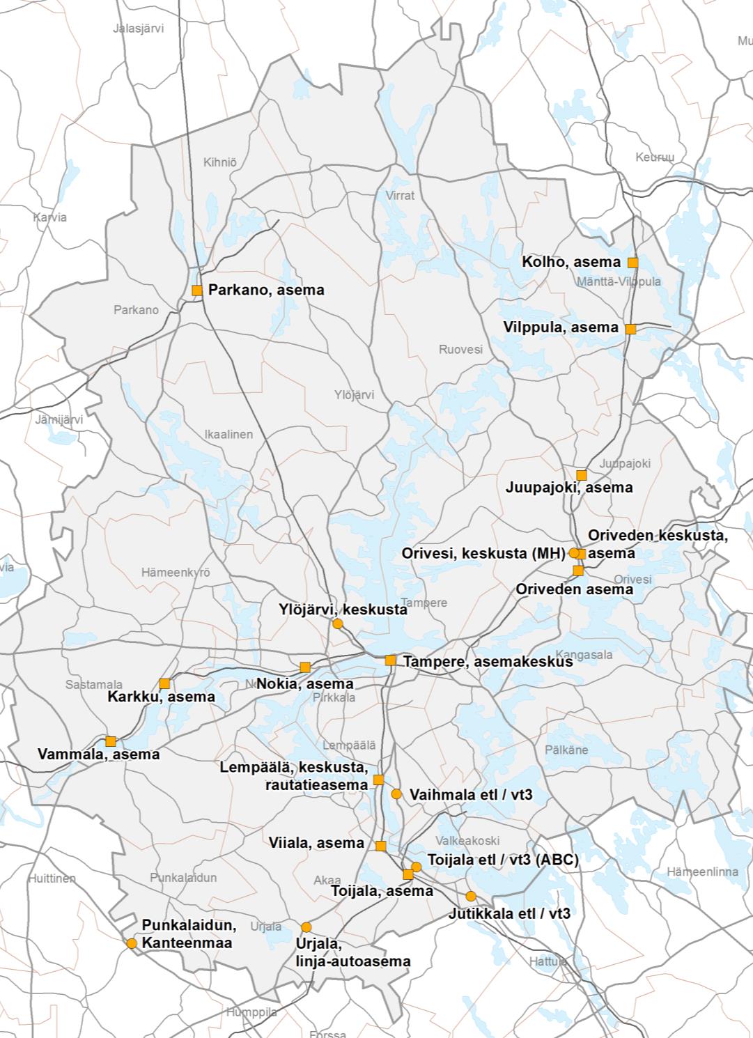 Liityntäpysäköinnin nykytilanne Pirkanmaalla on virallisia liityntäpysäköintipaikkoja autoille 700 paikkaa: - 610 rautatieasemilla - 90 la-asemilla ja pysäkeillä Pyöräpaikkoja on tarjolla kaikilla