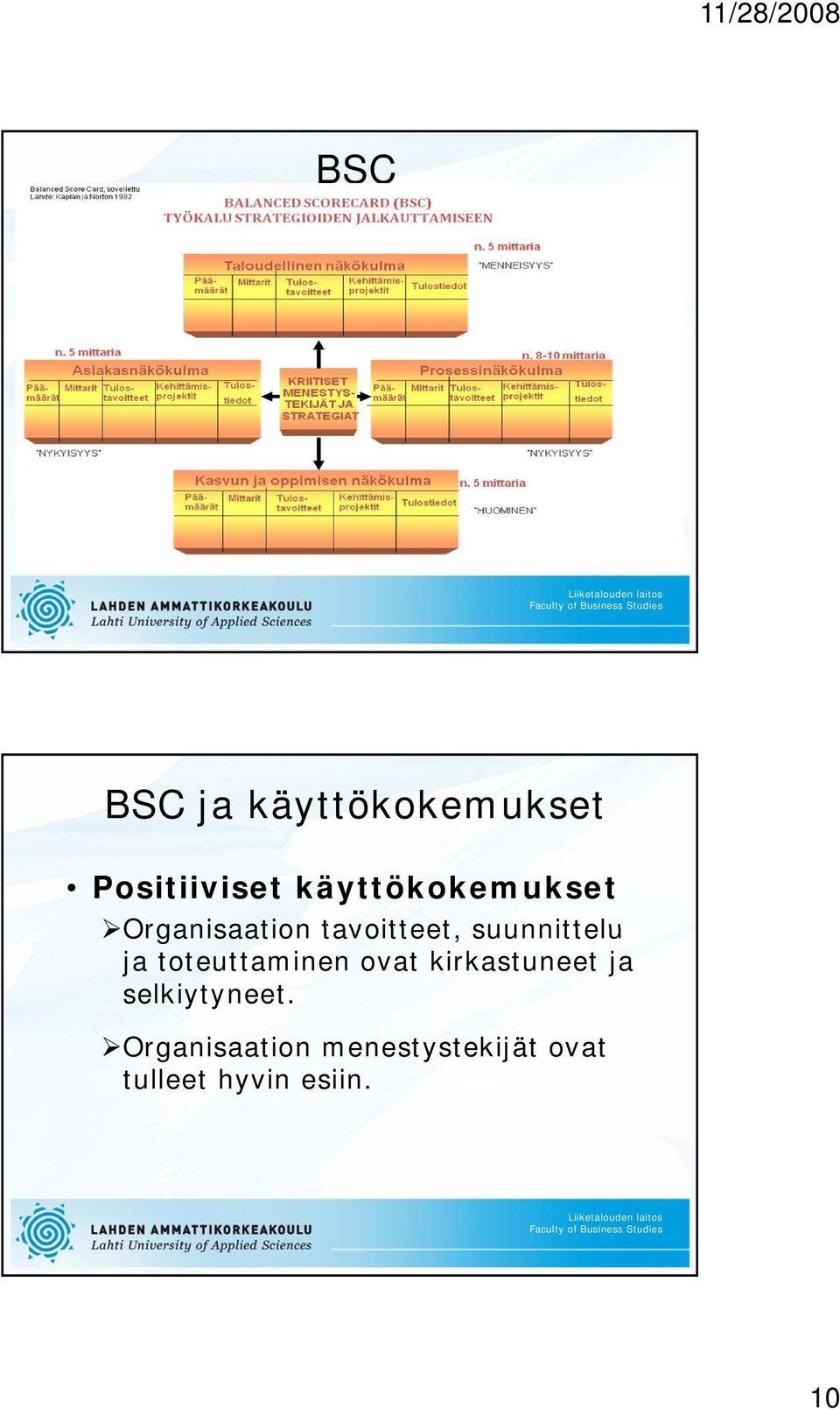 suunnittelu ja toteuttaminen ovat kirkastuneet ja