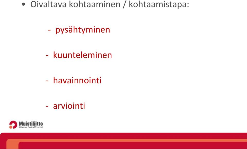 pysähtyminen -