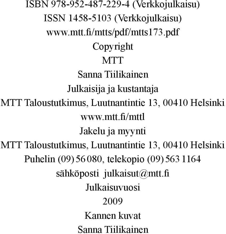 Helsinki www.mtt.