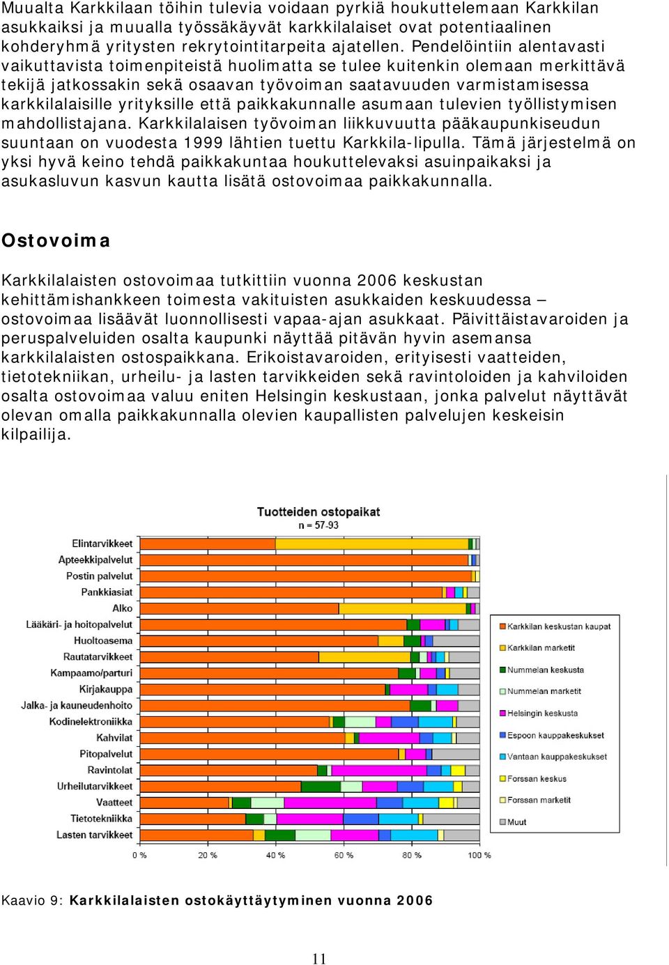 yrityksille että paikkakunnalle asumaan tulevien työllistymisen mahdollistajana. Karkkilalaisen työvoiman liikkuvuutta pääkaupunkiseudun suuntaan on vuodesta 1999 lähtien tuettu Karkkila-lipulla.