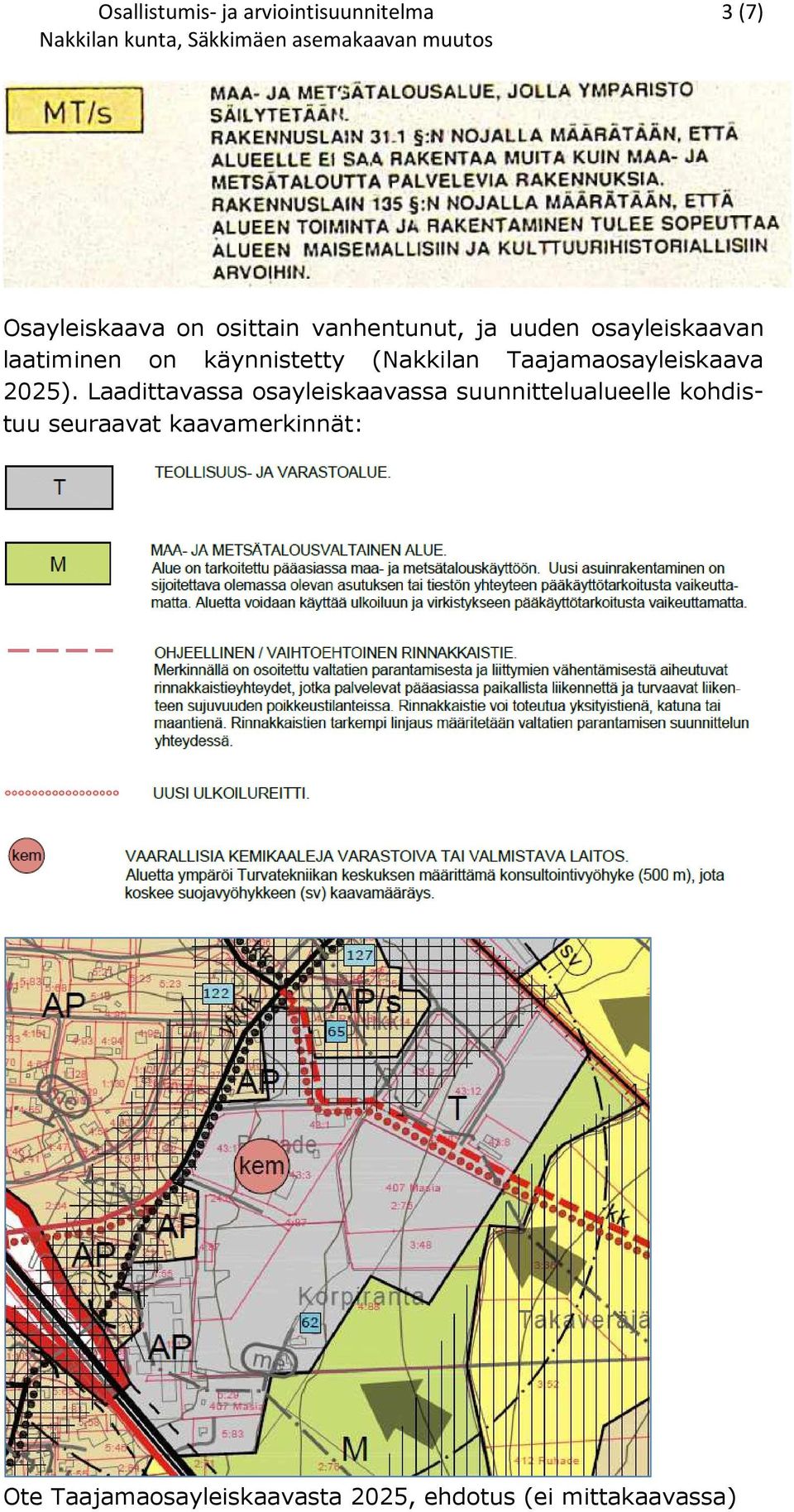 Taajamaosayleiskaava 2025).