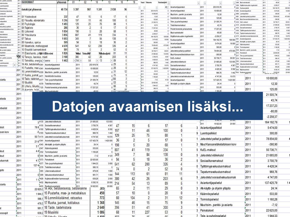 Asiantuntijapalvelut 253 919,76 10 000,00 4341 0 4359 0 Asiantuntijapalvelut Muut toim-, pankki- ja asiantu 10 000,00 12,30 0 4063 Asiantuntijapalkkiot 4069 Luentopalkkiot 0 5 474,00 300,00 18 000 0