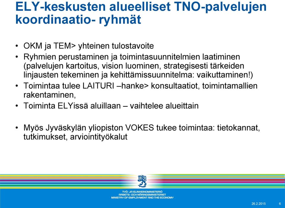 kehittämissuunnitelma: vaikuttaminen!