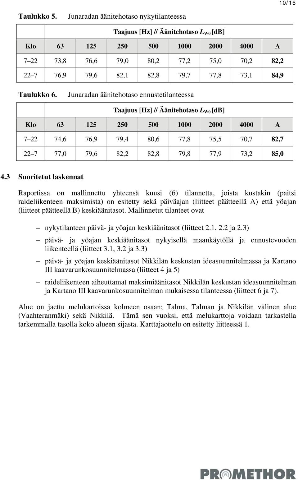 84,9 Taulukko 6.