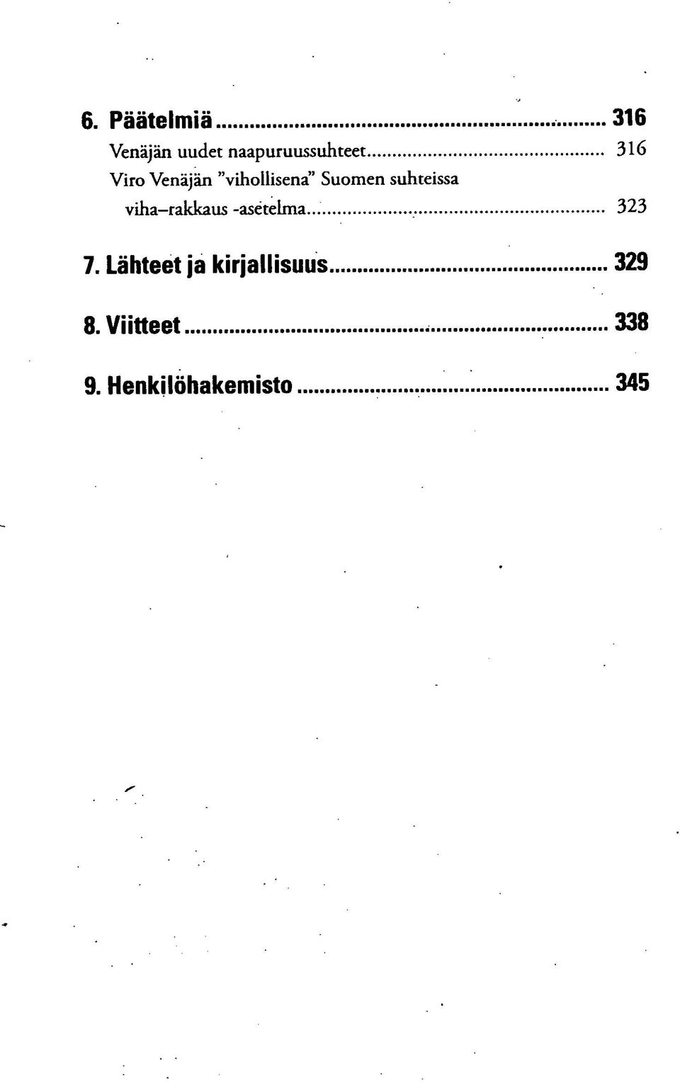 viha-rakkaus -asetelma... 323 7.