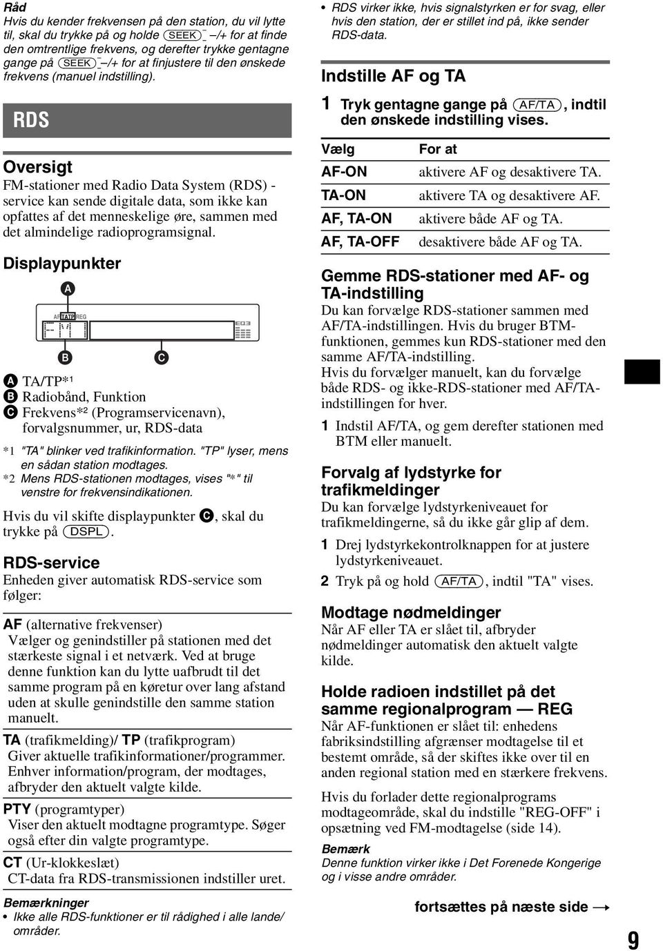 RDS Oversigt FM-stationer med Radio Data System (RDS) - service kan sende digitale data, som ikke kan opfattes af det menneskelige øre, sammen med det almindelige radioprogramsignal.