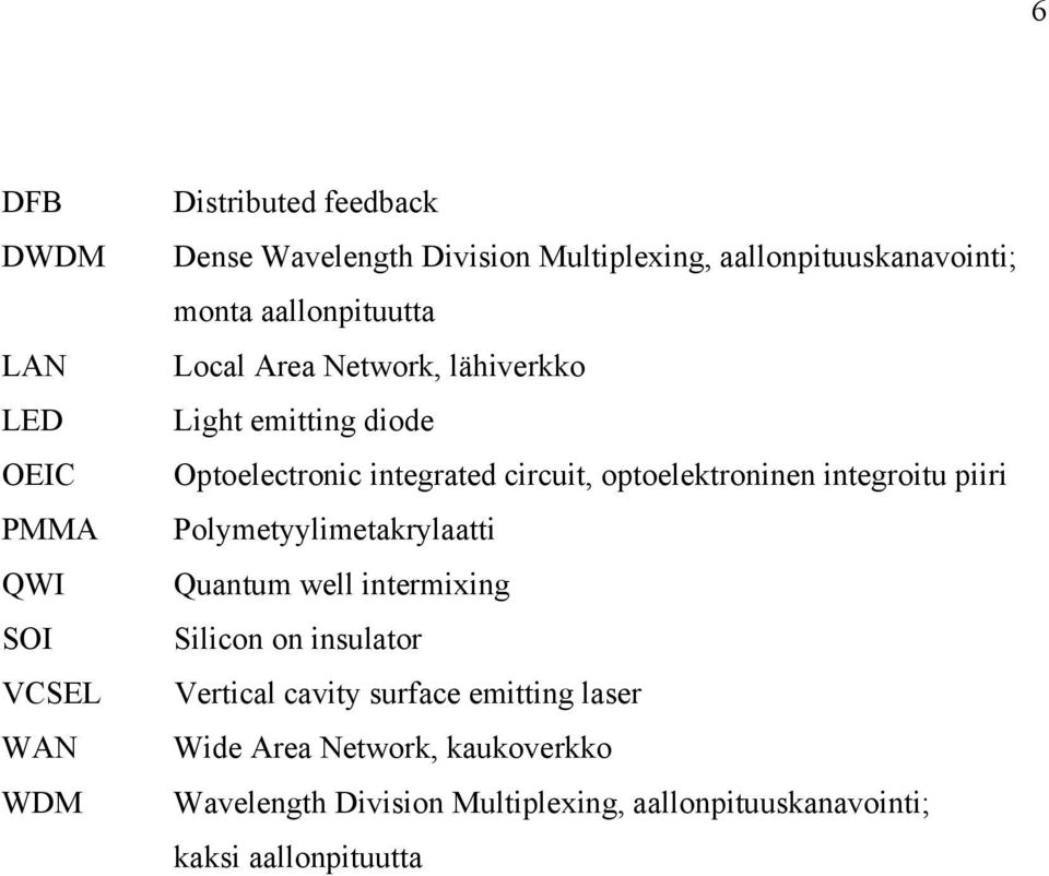 circuit, optoelektroninen integroitu piiri Polymetyylimetakrylaatti Quantum well intermixing Silicon on insulator Vertical