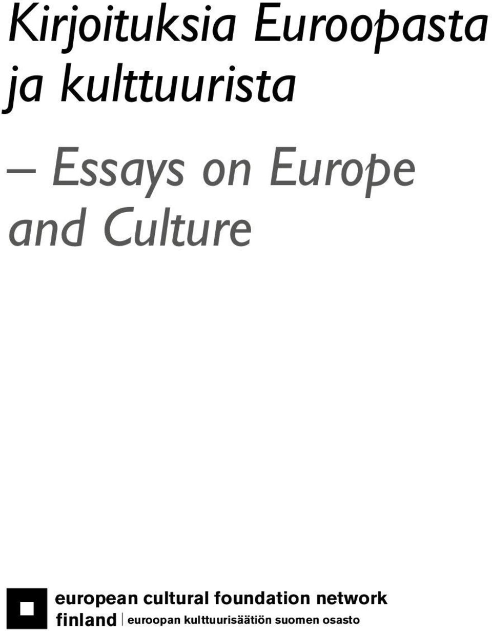 Culture european cultural foundation