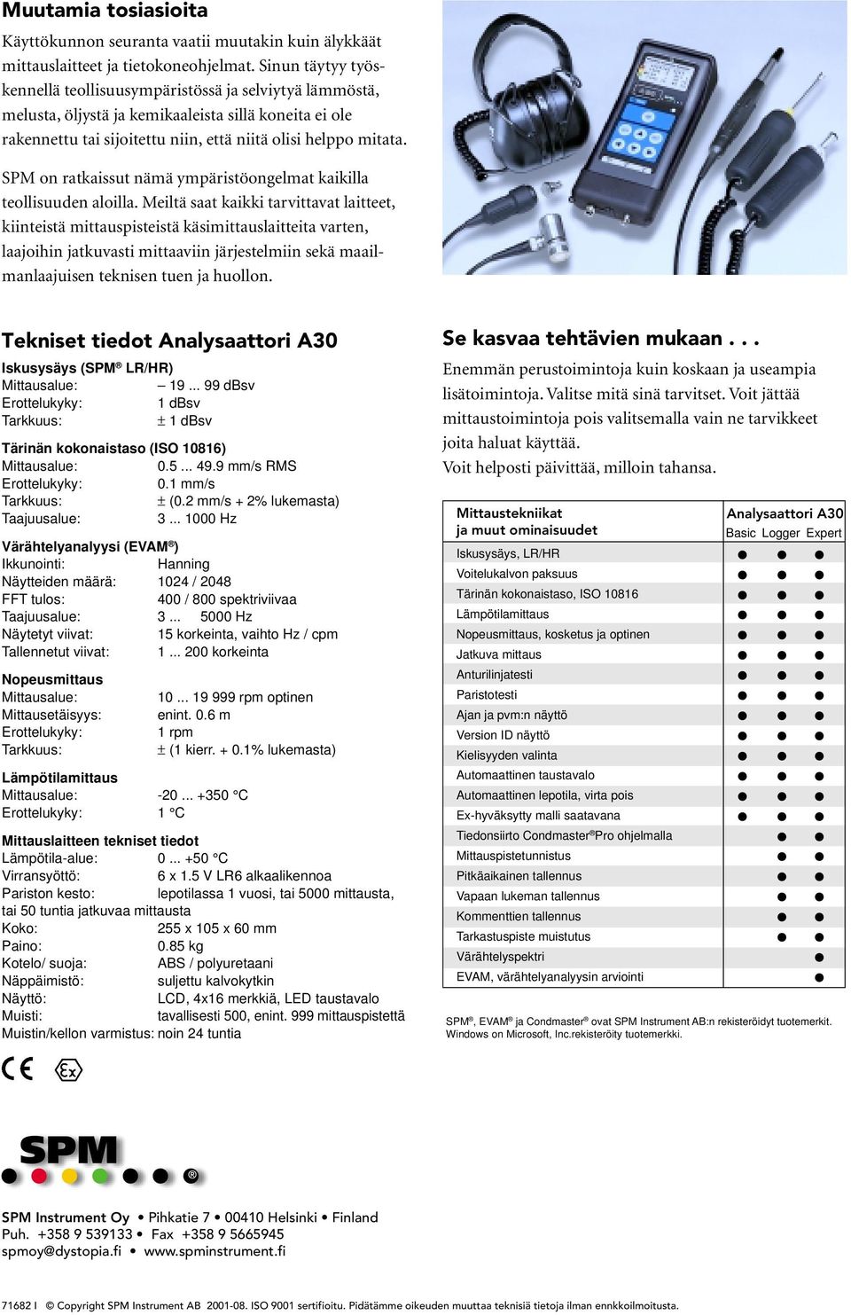 SPM on ratkaissut nämä ympäristöongelmat kaikilla teollisuuden aloilla.