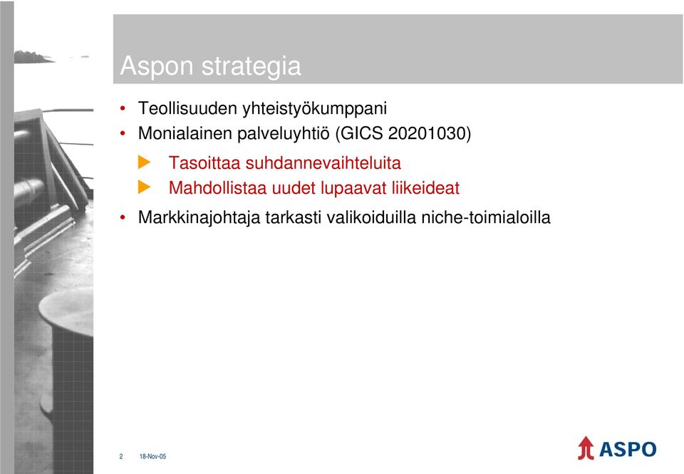 suhdannevaihteluita Mahdollistaa uudet lupaavat