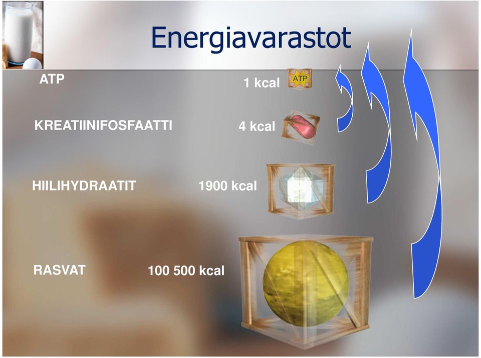 4 kcal HIILIHYDRAATIT