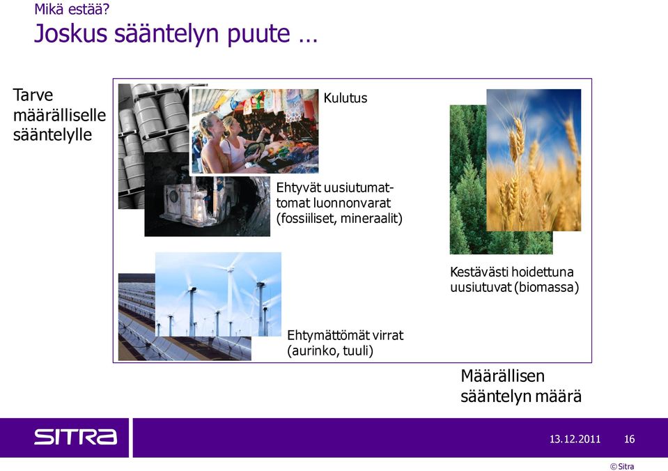 Ehtyvät uusiutumattomat luonnonvarat (fossiiliset, mineraalit)
