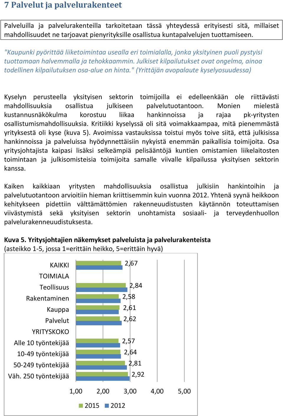 Julkiset kilpailutukset ovat ongelma, ainoa todellinen kilpailutuksen osa-alue on hinta.