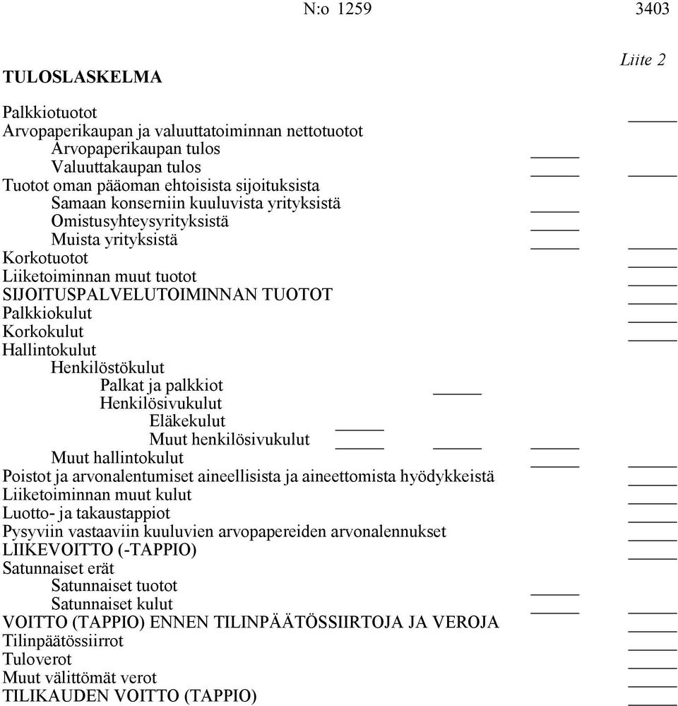 Henkilöstökulut Palkat ja palkkiot Henkilösivukulut Eläkekulut henkilösivukulut hallintokulut Poistot ja arvonalentumiset aineellisista ja aineettomista hyödykkeistä Liiketoiminnan muut kulut Luotto-