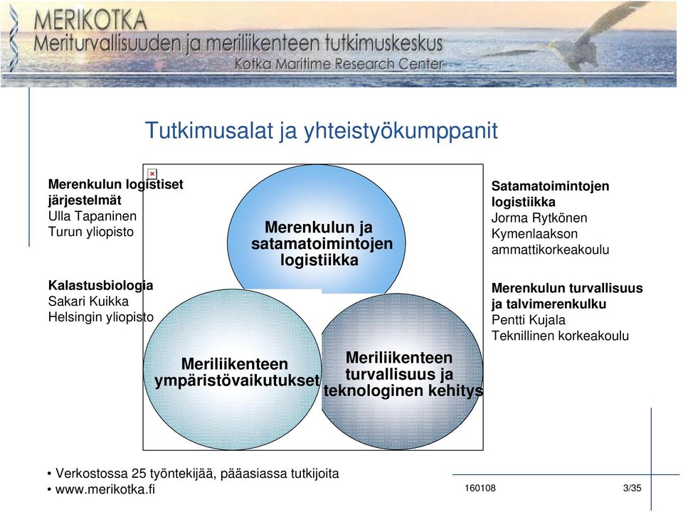 turvallisuus ja teknologinen kehitys Satamatoimintojen logistiikka Jorma Rytkönen Kymenlaakson ammattikorkeakoulu Merenkulun