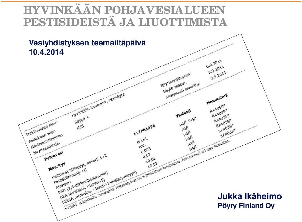 Vesiyhdistyksen teemailtäpäivä