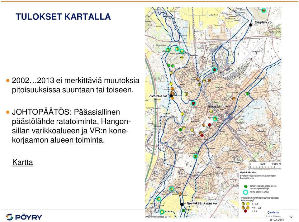 JOHTOPÄÄTÖS: Pääasiallinen päästölähde ratatoiminta,