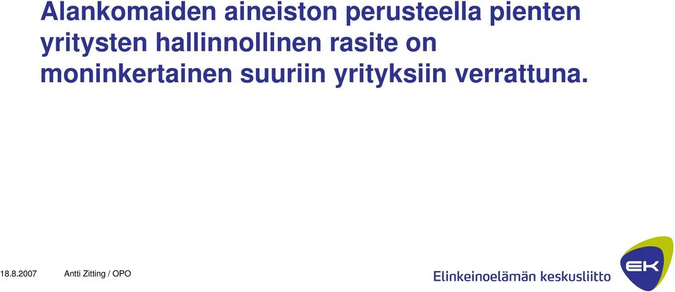 hallinnollinen rasite on