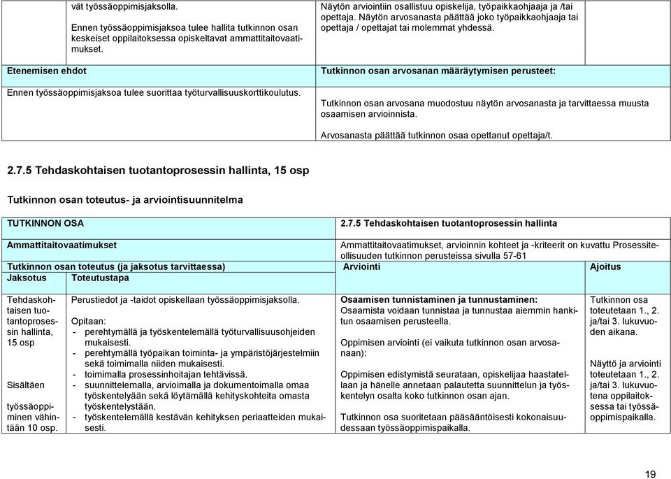 Näytön arvosanasta päättää joko työpaikkaohjaaja tai opettaja / opettajat tai molemmat yhdessä.