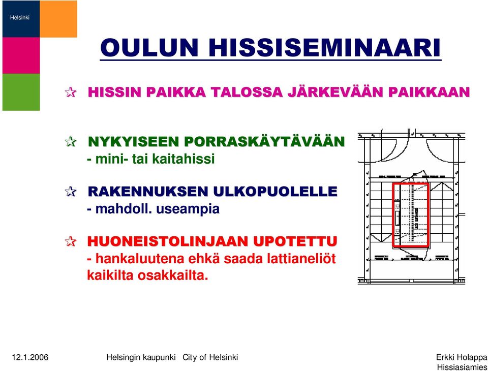 RAKENNUKSEN ULKOPUOLELLE - mahdoll.