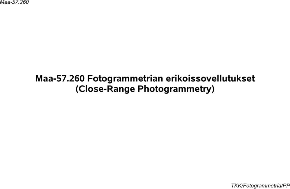 Fotogrammetrian