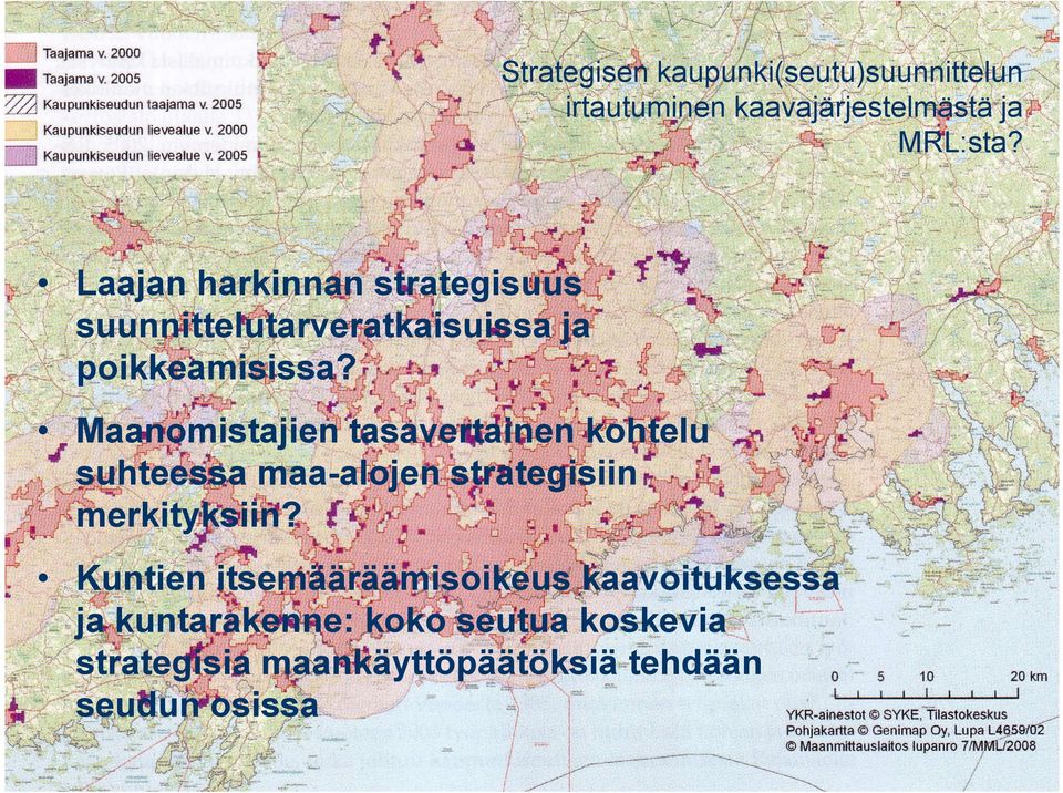 Maanomistajien tasavertainen kohtelu suhteessa maa-alojen strategisiin merkityksiin?