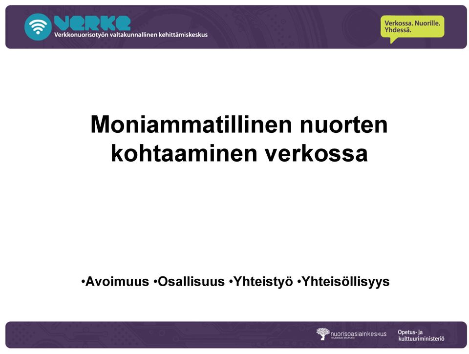 verkossa Avoimuus