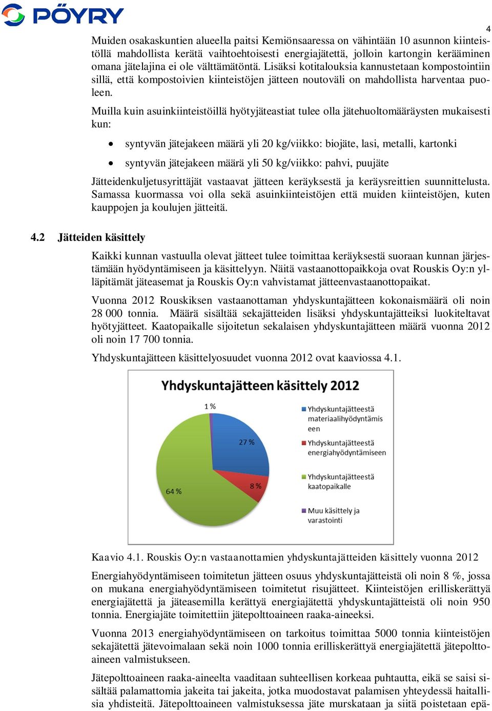 Muilla kuin asuinkiinteistöillä hyötyjäteastiat tulee olla jätehuoltomääräysten mukaisesti kun: syntyvän jätejakeen määrä yli 20 kg/viikko: biojäte, lasi, metalli, kartonki syntyvän jätejakeen määrä