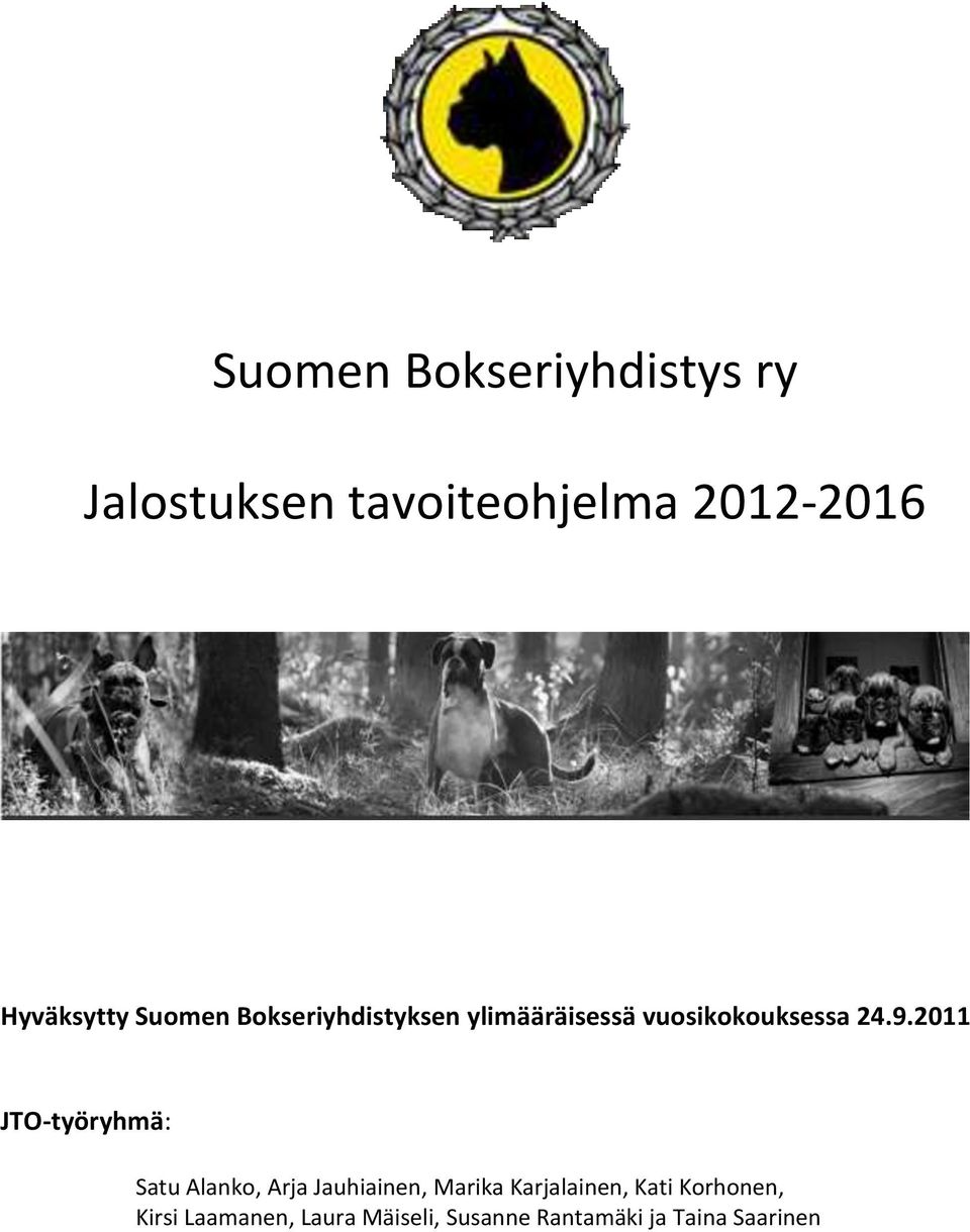 9.2011 JTO-työryhmä: Satu Alanko, Arja Jauhiainen, Marika Karjalainen,