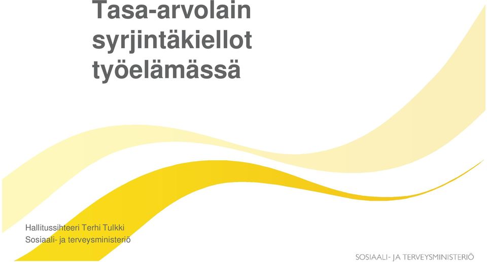 työelämässä